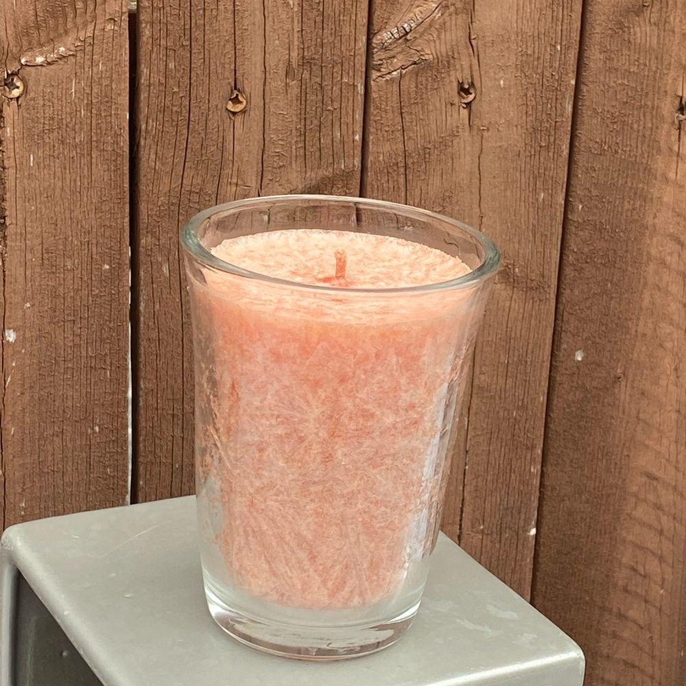 home interiors Natural Palm Wax Candle Exotic Driftwood